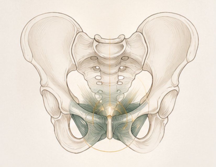 Pelvic floor illustration